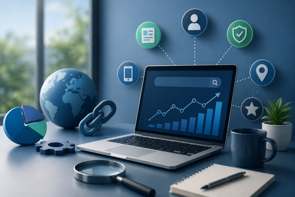 Modern SEO Analytics Workspace